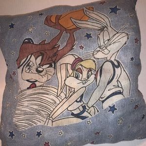 Space Jam Rare Vintage Pillow
